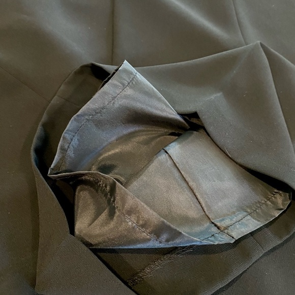 Le Suit Separate Dress Slacks Black Polyester Fully Lined Size 16 - Picture 9 of 12